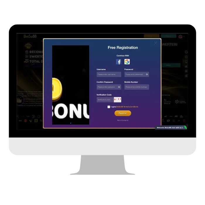 Betso88 casino login and registration process